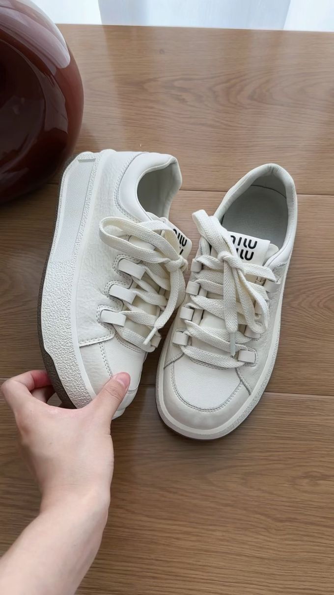 低帮 系带 皮革