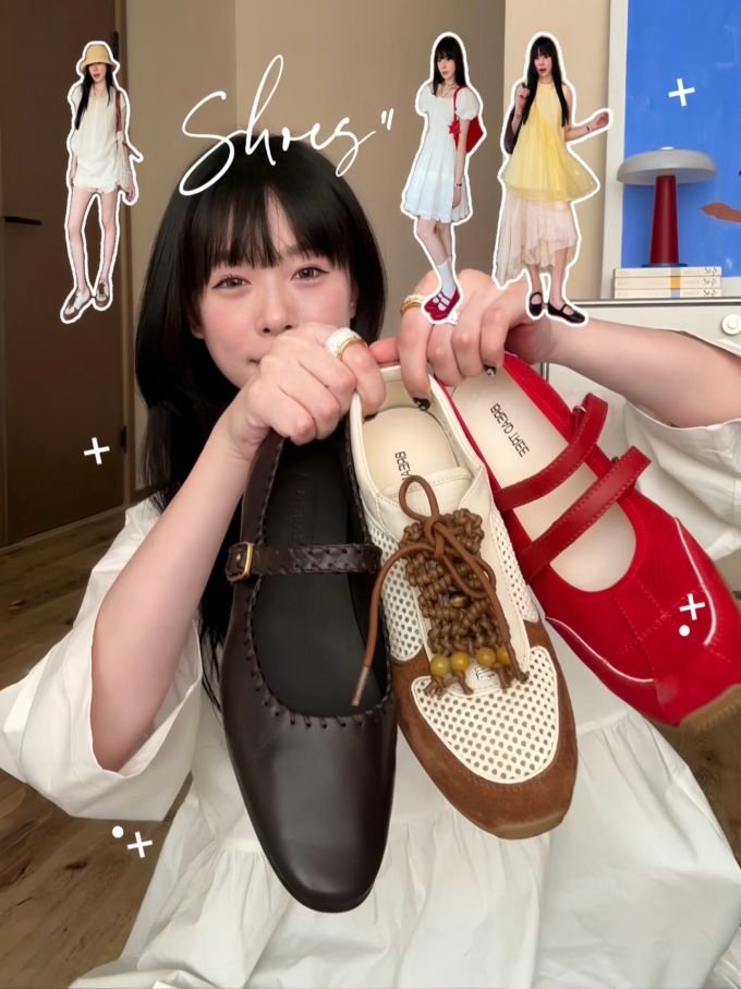 圆头 袢扣 中口鞋 皮革 