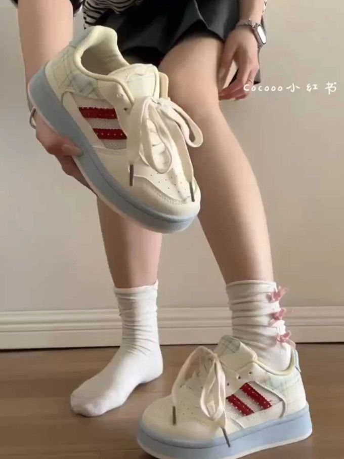 低帮 系带 皮革