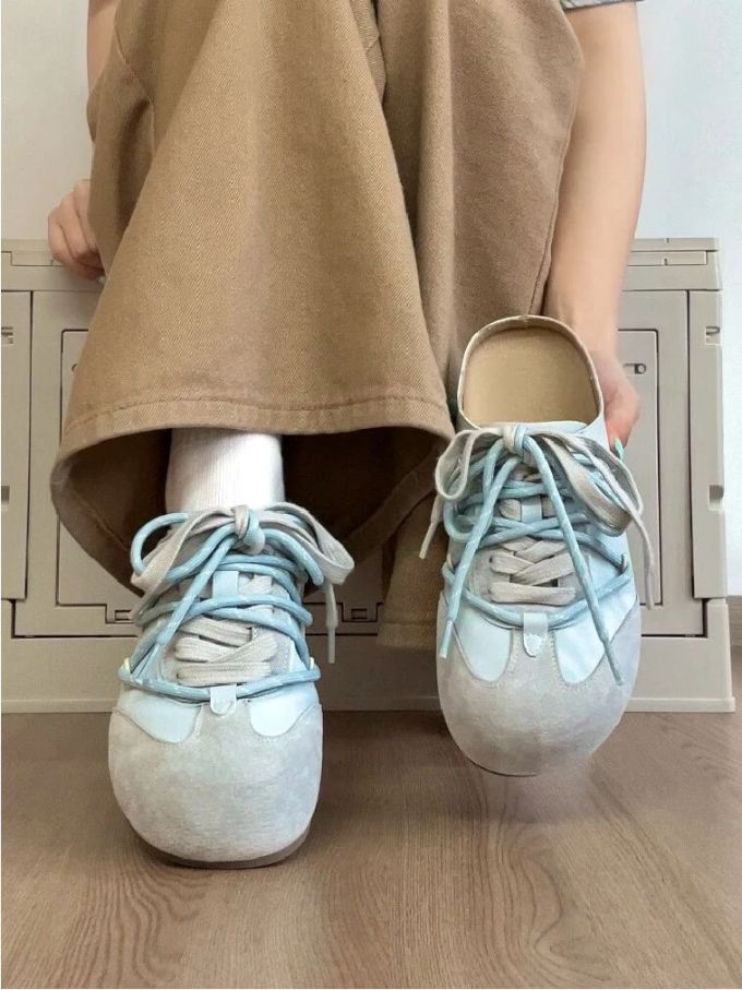 低帮 系带 皮革