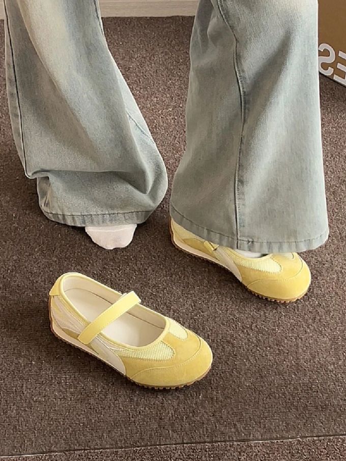 圆头 中口鞋 皮革