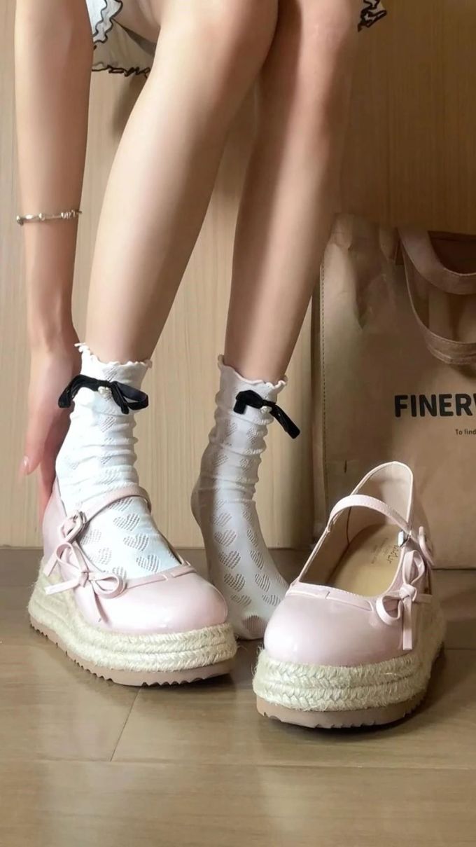 圆头 中口鞋 皮革