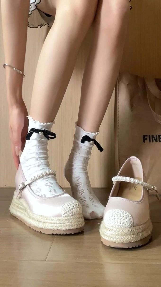 圆头 中口鞋 皮革 