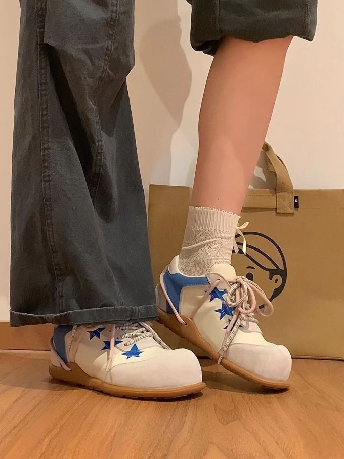 低帮 系带 皮革