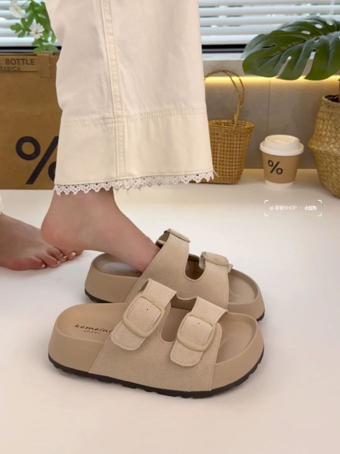无帮 袢扣 皮革