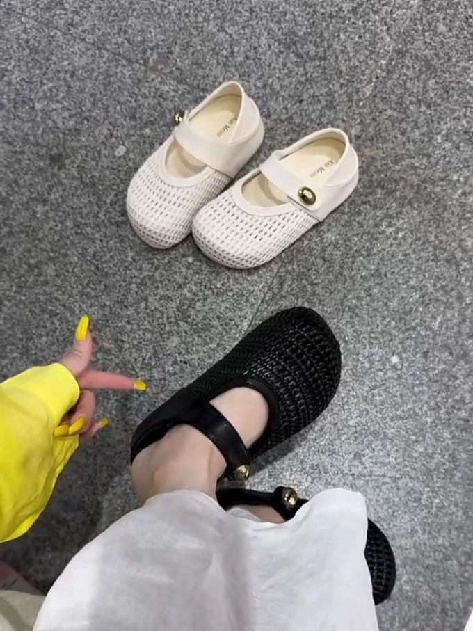 圆头 中口鞋 网面