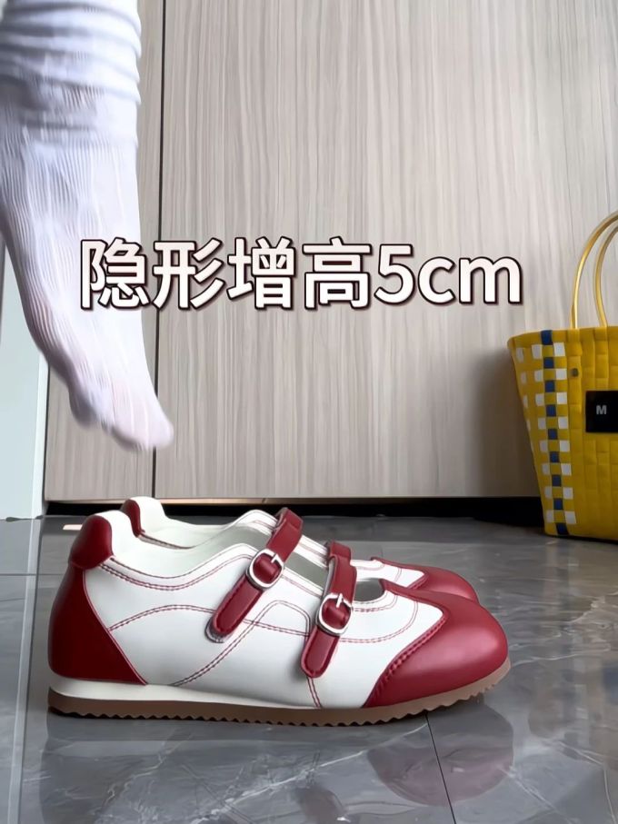 低帮 袢扣 皮革 魔术贴
