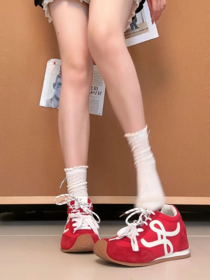 高帮 系带 皮革