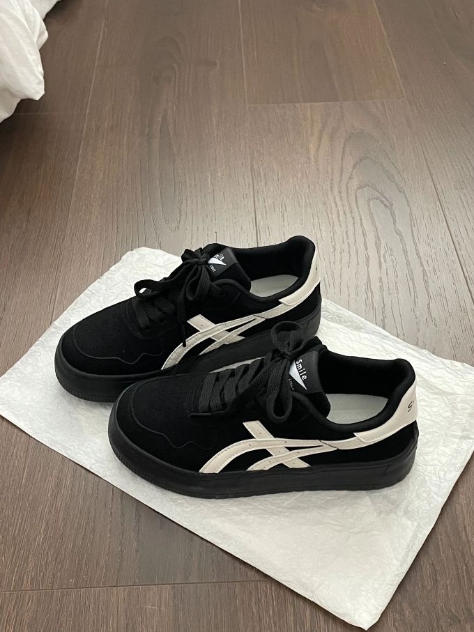 低帮 系带 皮革