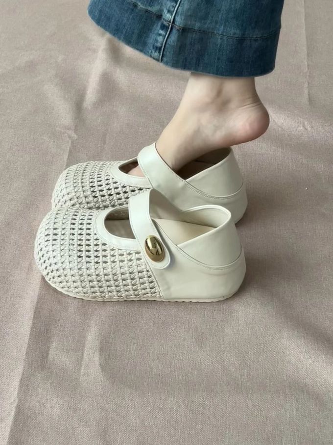 平底 圆头 中口鞋