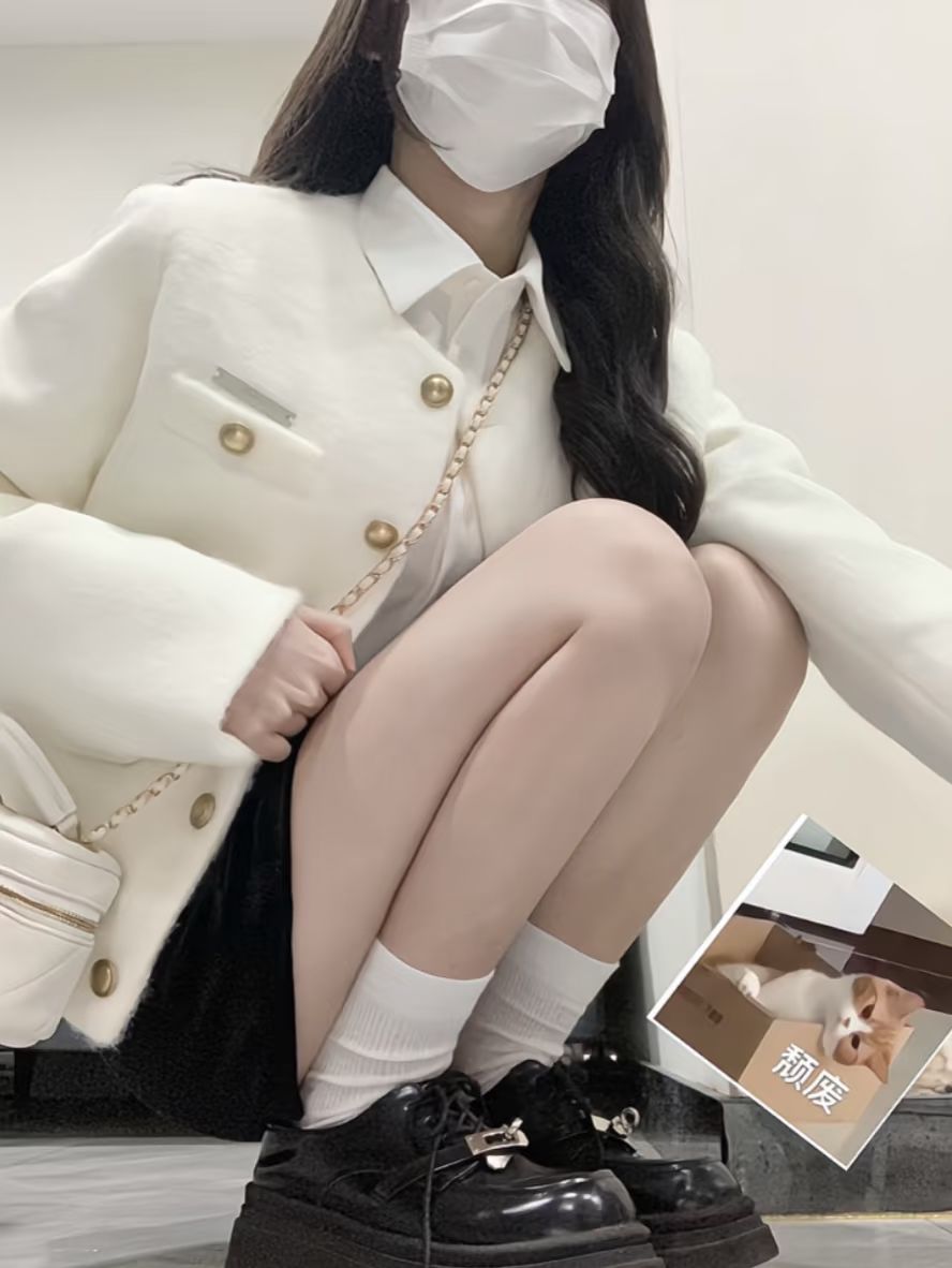 H型 翻领 中长袖 基础袖 装饰扣饰 基础扣饰  - VALI鞋履AI设计主图