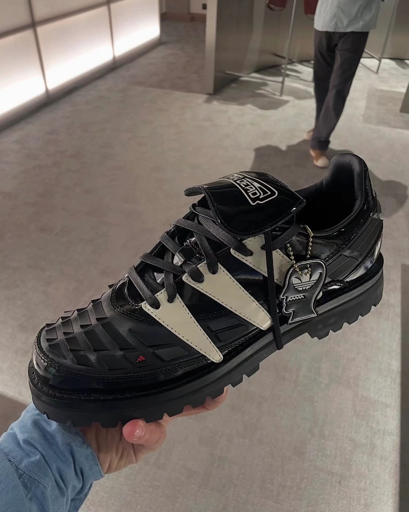 低帮 弹力绳 皮革  - VALI鞋履AI设计主图