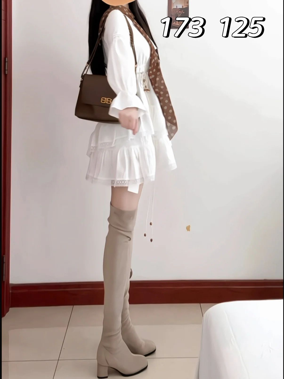 雪纺 喇叭袖 打结-扭结 甜妹风 甜美  - VALI鞋履AI设计主图