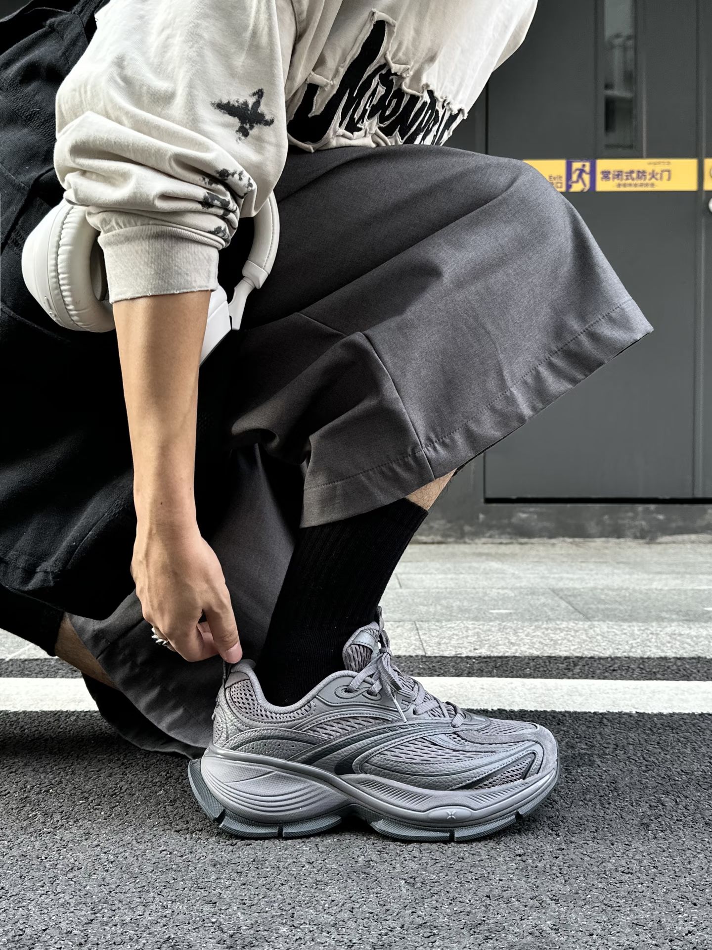 低帮 系带 网面  - VALI鞋履AI设计主图