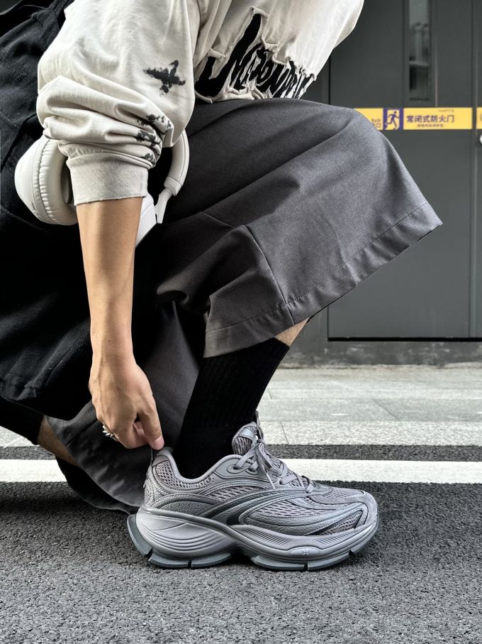 低帮 系带 网面