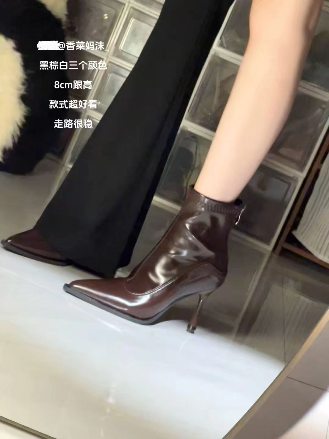 高跟 细跟 尖头 皮革  - VALI鞋履AI设计主图