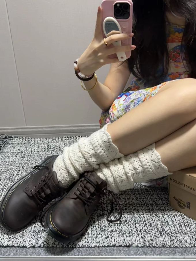 圆头 系带 皮革