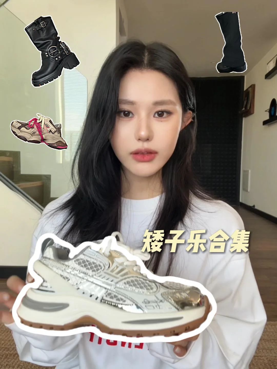 针织面料 H型 圆形领 基础袖 局部印染 印花 针织面料 H型 圆形领 基础袖 局部印染 印花 - VALI鞋履AI设计主图