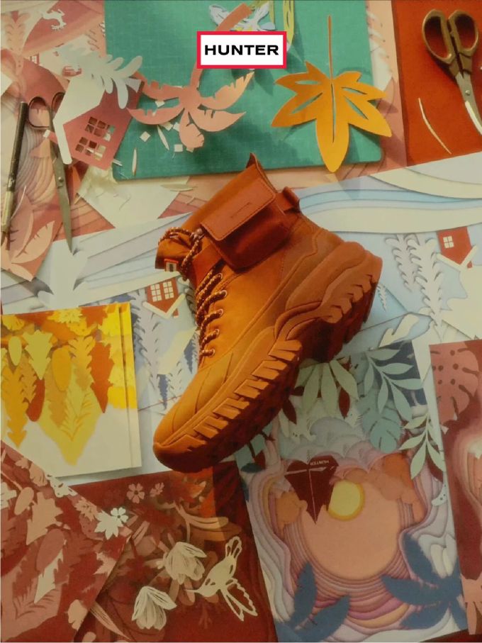 夏威夷日落色 白兰地布朗 金火焰色 圆头 皮革