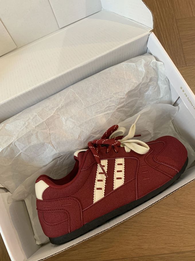 烧结砖色 深洞 甘菊色 低帮 系带