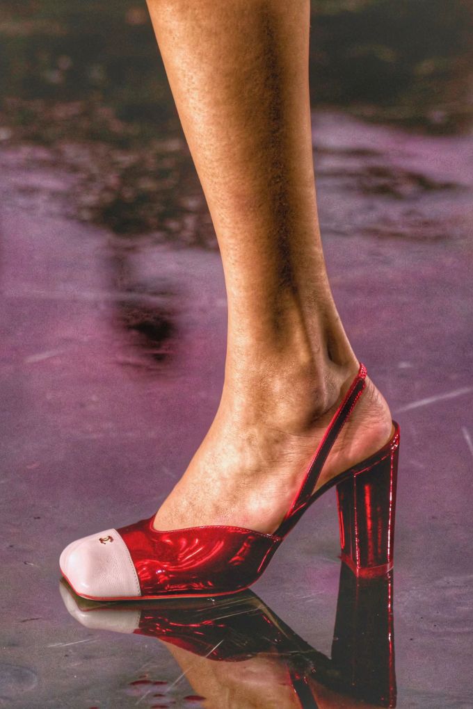 高跟 粗跟 巧克力毛毛雨 灵气橙 陨石色 无帮 皮革