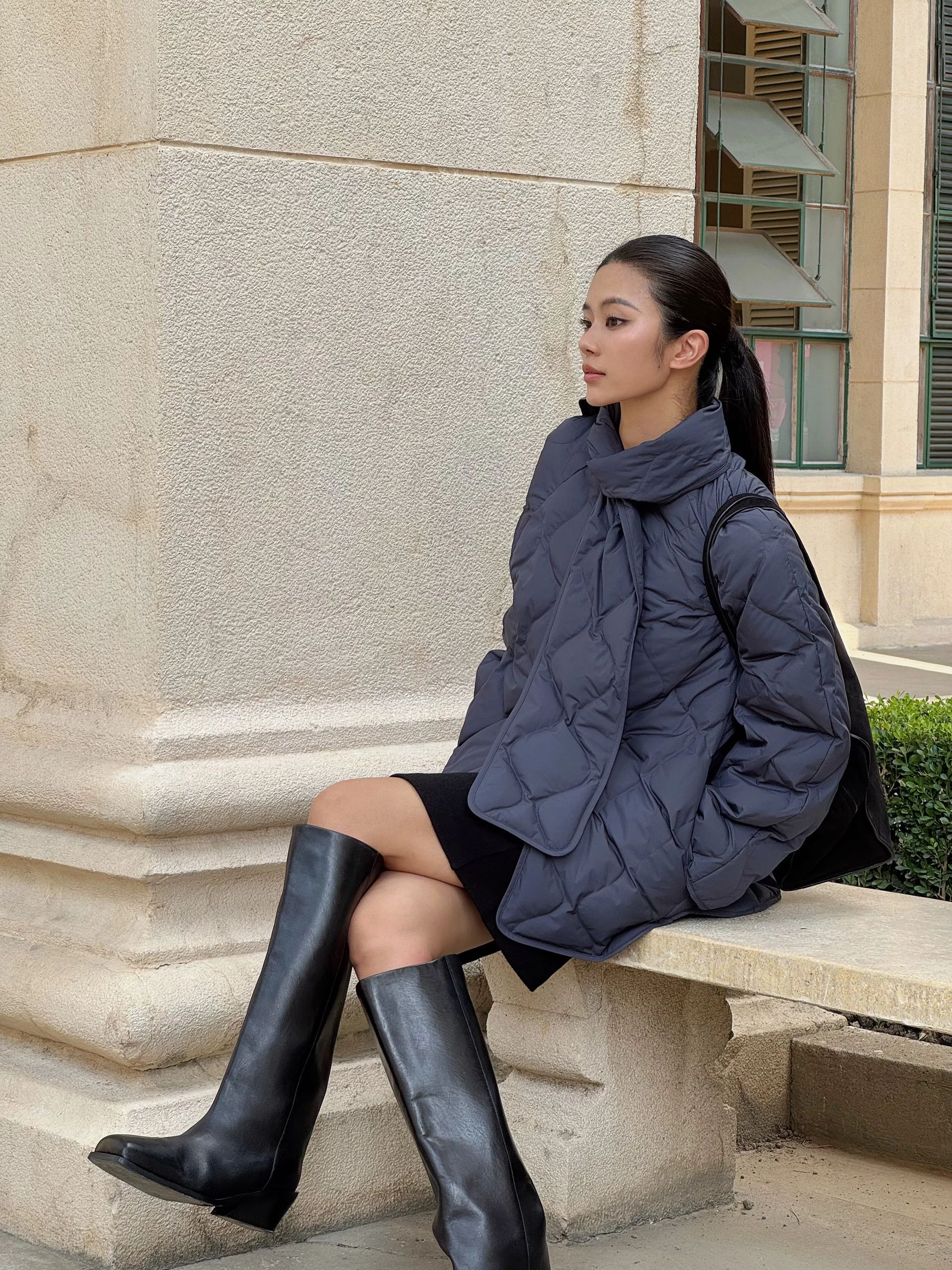 防护功能 O型 棉羽绒袖 绗缝 男中音蓝 夜影蓝 深靛蓝色 基础拉链 防护功能 O型 棉羽绒袖 绗缝 男中音蓝 夜影蓝 深靛蓝色 基础拉链 - VALI鞋履AI设计主图