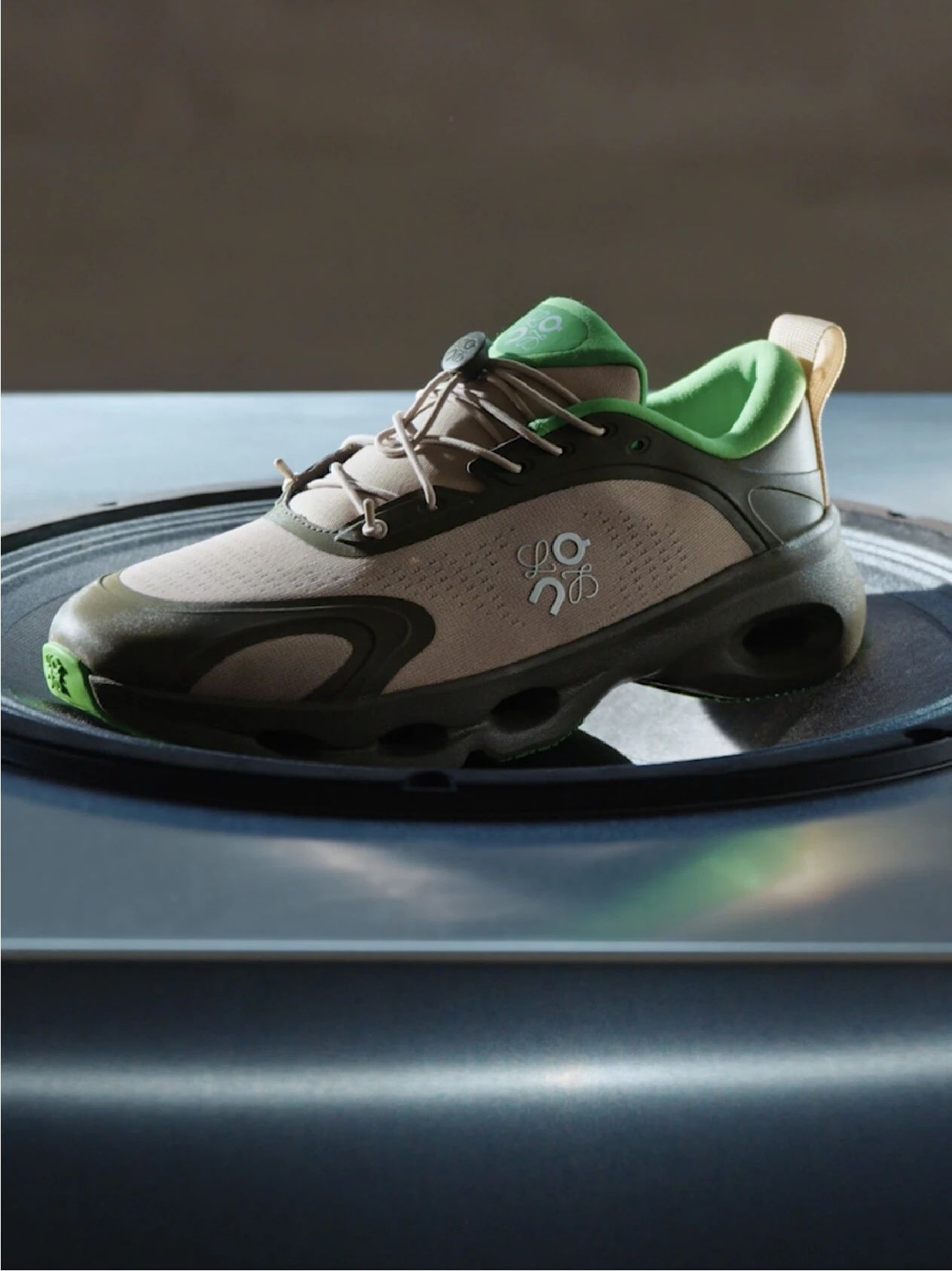 深洞 咖啡褐色 鹪鹩色 低帮 弹力绳  - VALI鞋履AI设计主图