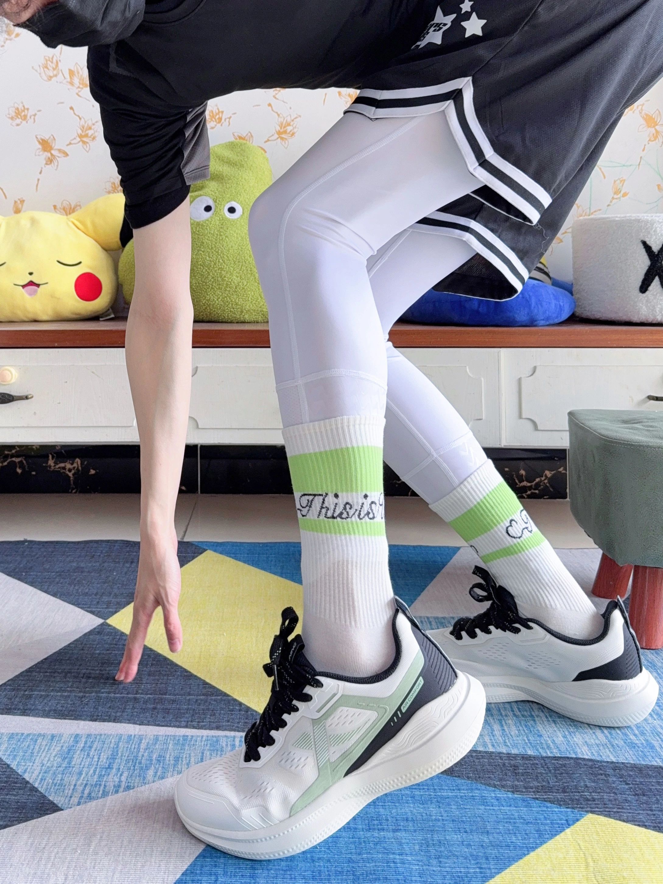 黎明灰 男中音蓝 平菇 低帮 网面  - VALI鞋履AI设计主图