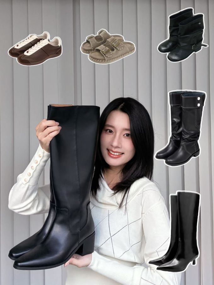 粗跟 无烟煤色 钟乳石 黑檀色 皮革