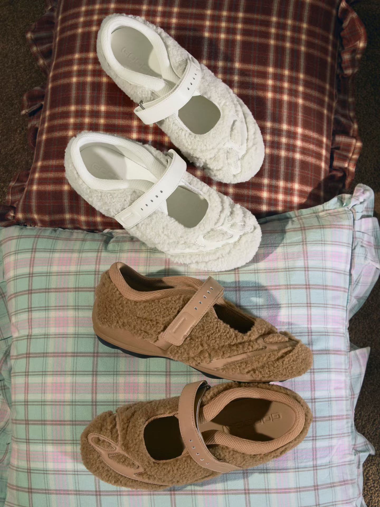 豆腐 浅阴灰 雨色 袢扣 绒毛/绒面  - VALI鞋履AI设计主图