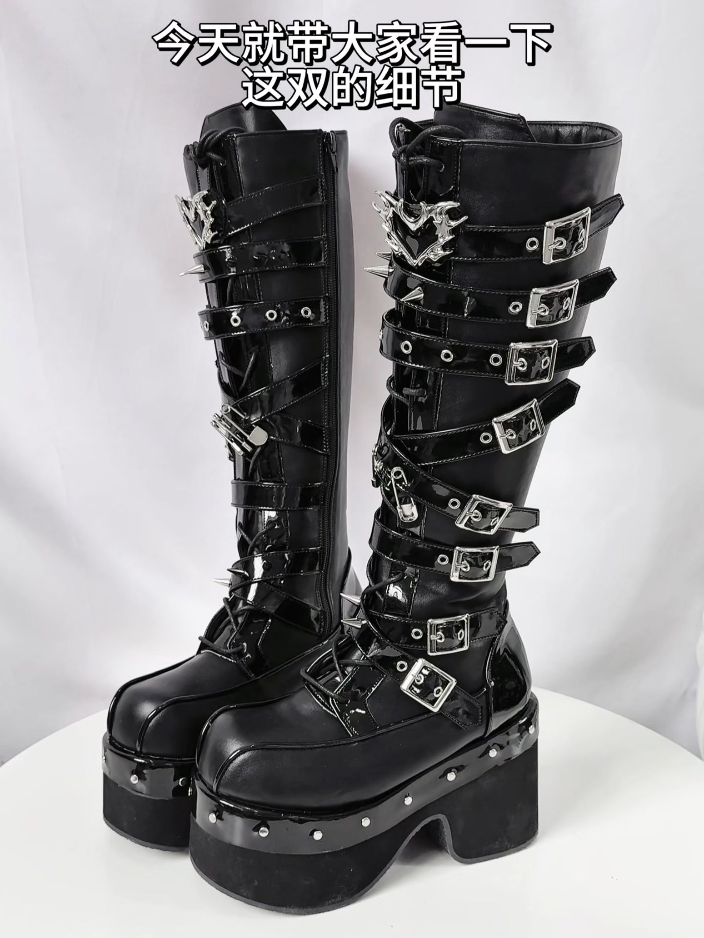 燕尾服 不可穿透 火山灰 圆头 系带 皮革  - VALI鞋履AI设计主图