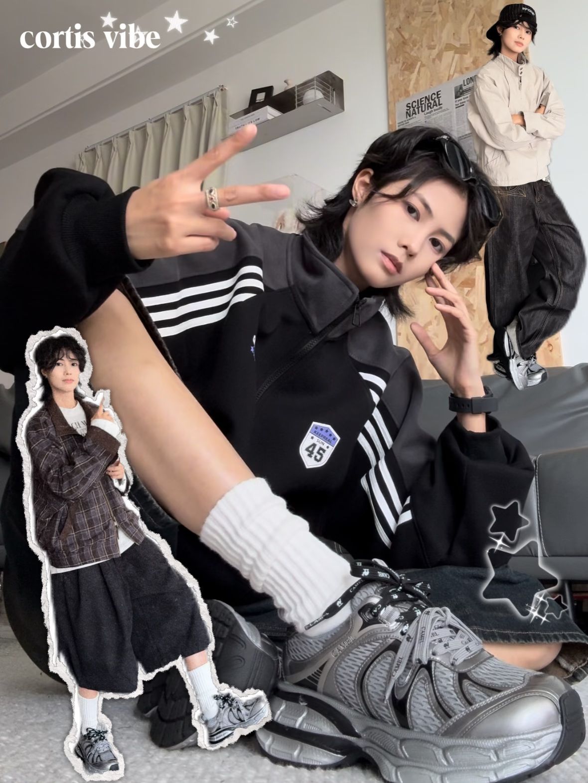 针织面料 H型 连帽领 中长袖 满印&循环 印花 边缘装饰 无烟煤色 古裙衬 庄严 芭蕾风 针织面料 H型 连帽领 中长袖 满印&循环 印花 边缘装饰 无烟煤色 古裙衬 庄严 芭蕾风 - VALI鞋履AI设计主图