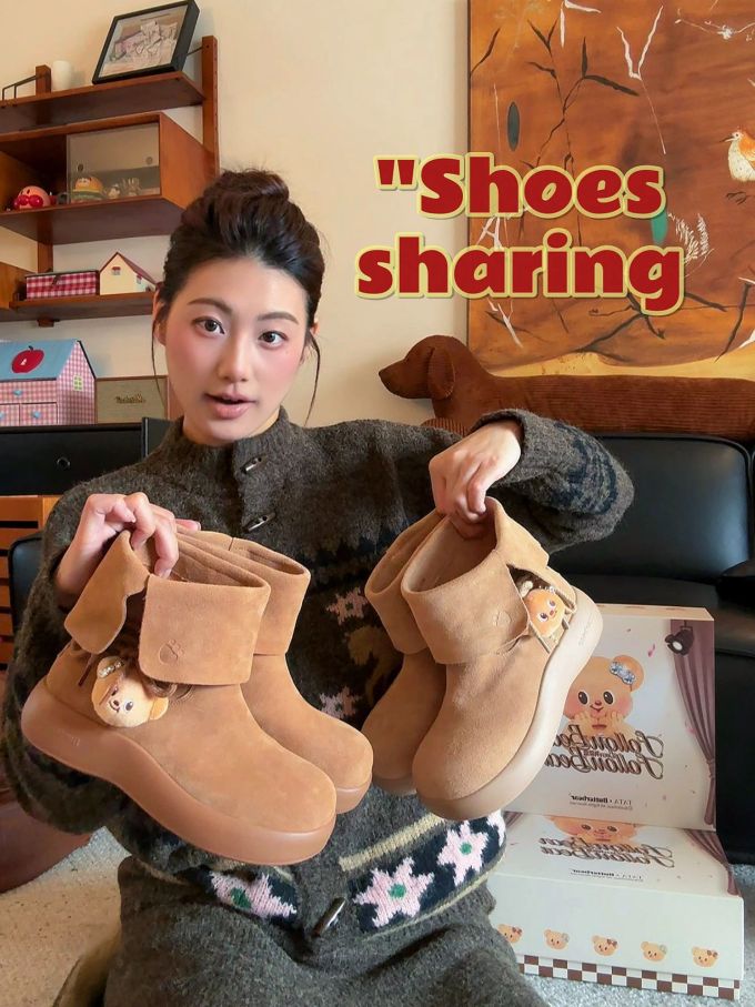 焦糖咖啡色 土砖色 杏仁酪色 圆头 皮革