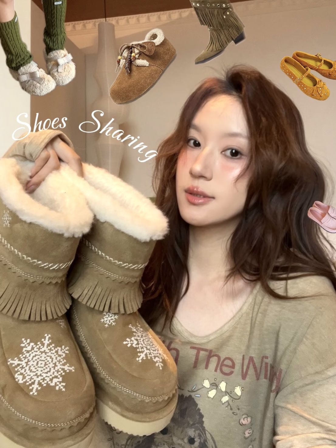 榆木色 袋鼠色 古铜色 皮革  - VALI鞋履AI设计主图