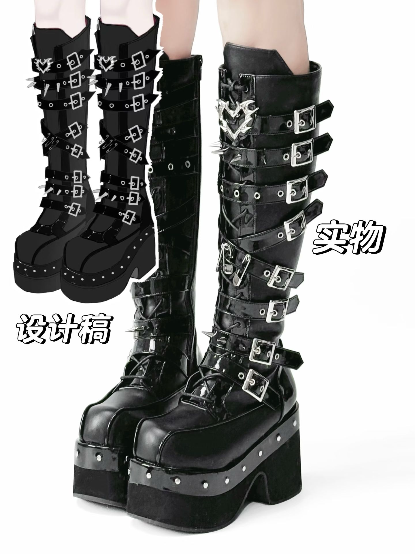 圆头 系带 皮革  - VALI鞋履AI设计主图