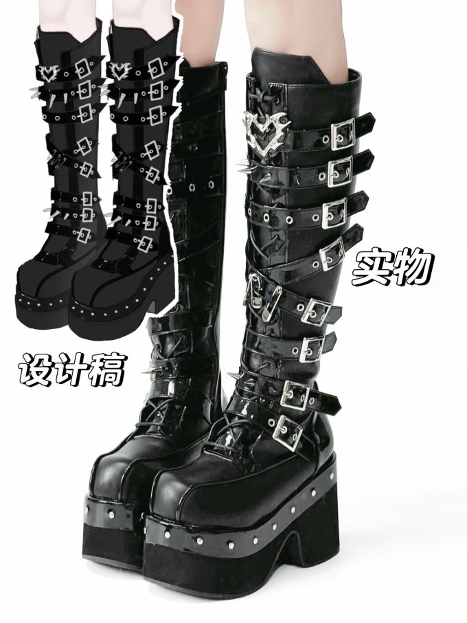 圆头 系带 皮革