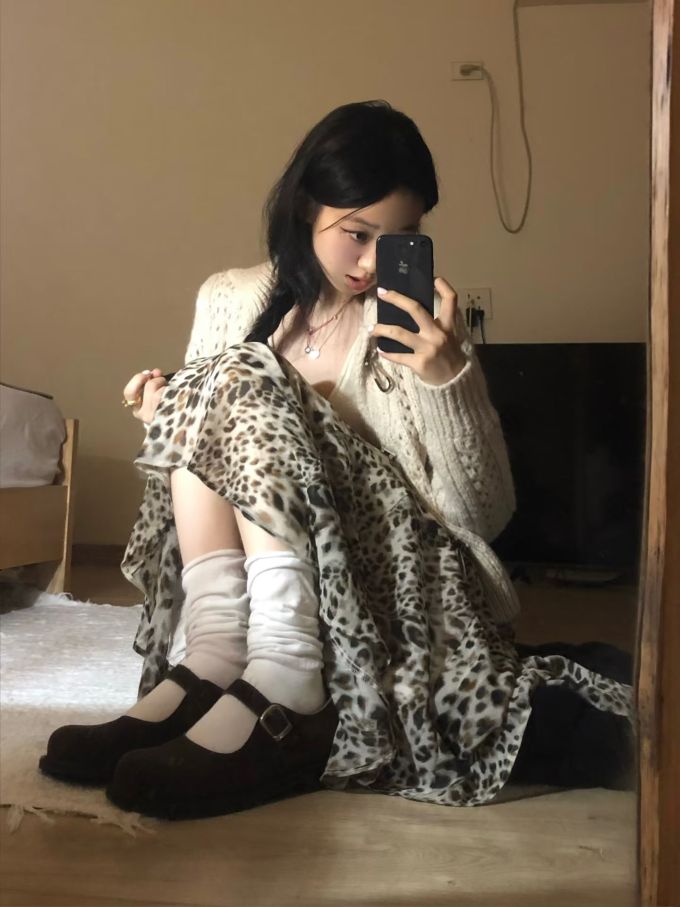 雪纺 满印&循环 豹纹 印花 