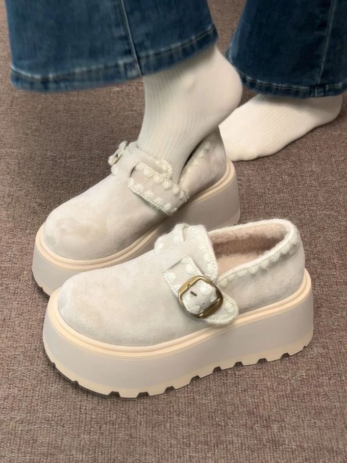 低帮 袢扣 皮革