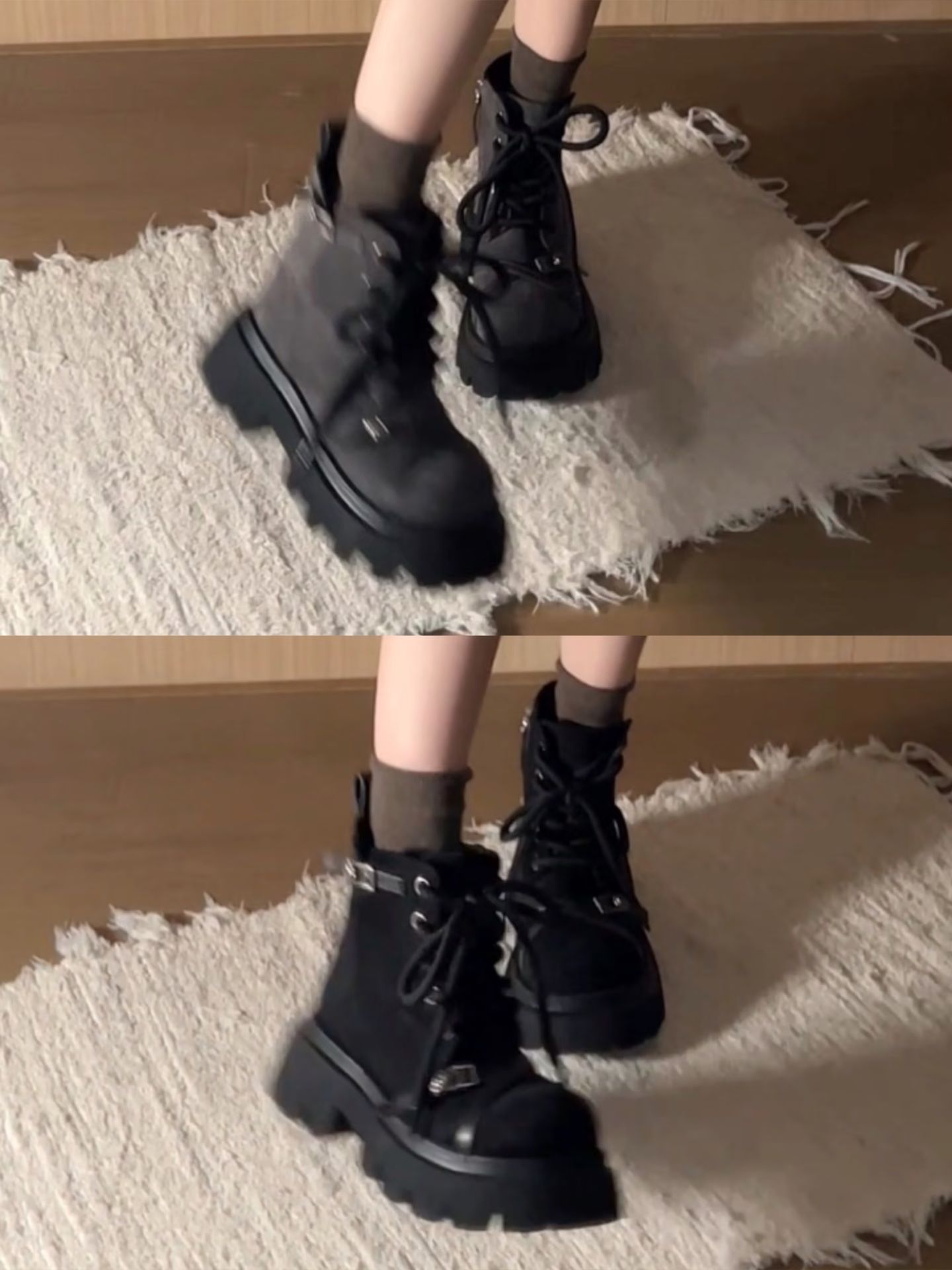 无烟煤色 地膜色 深铁灰 圆头 皮革  - VALI鞋履AI设计主图