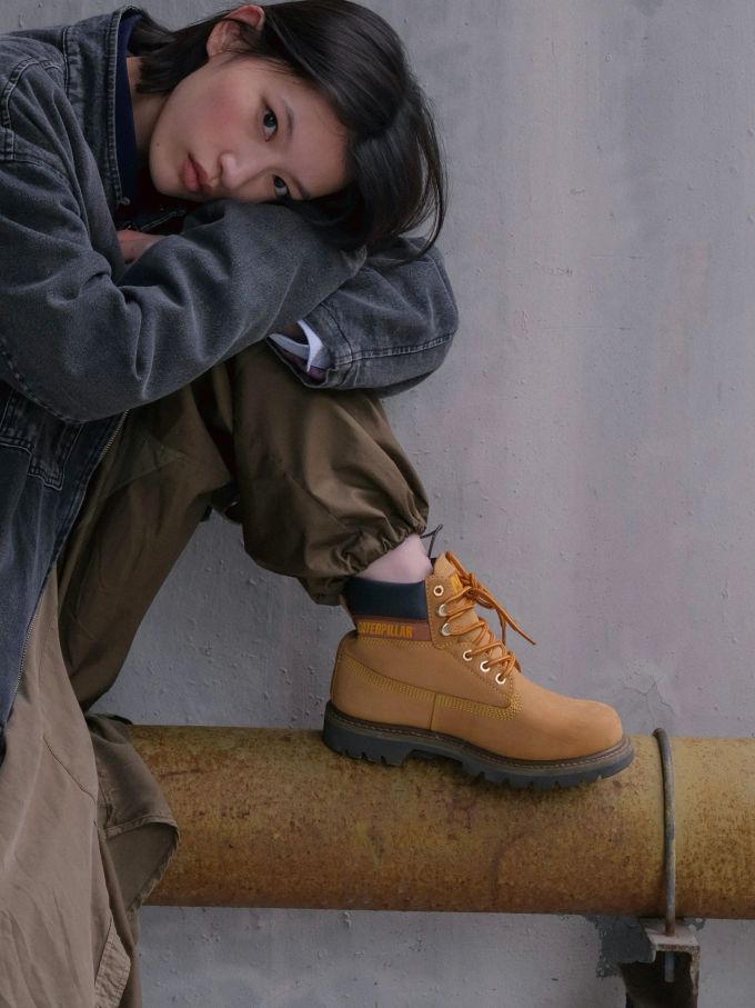 圆头 系带 皮革 