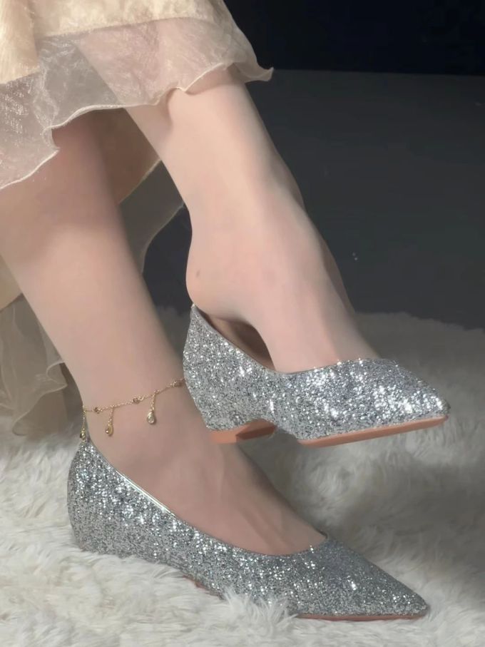 尖头 低帮 一脚蹬 浅口鞋 