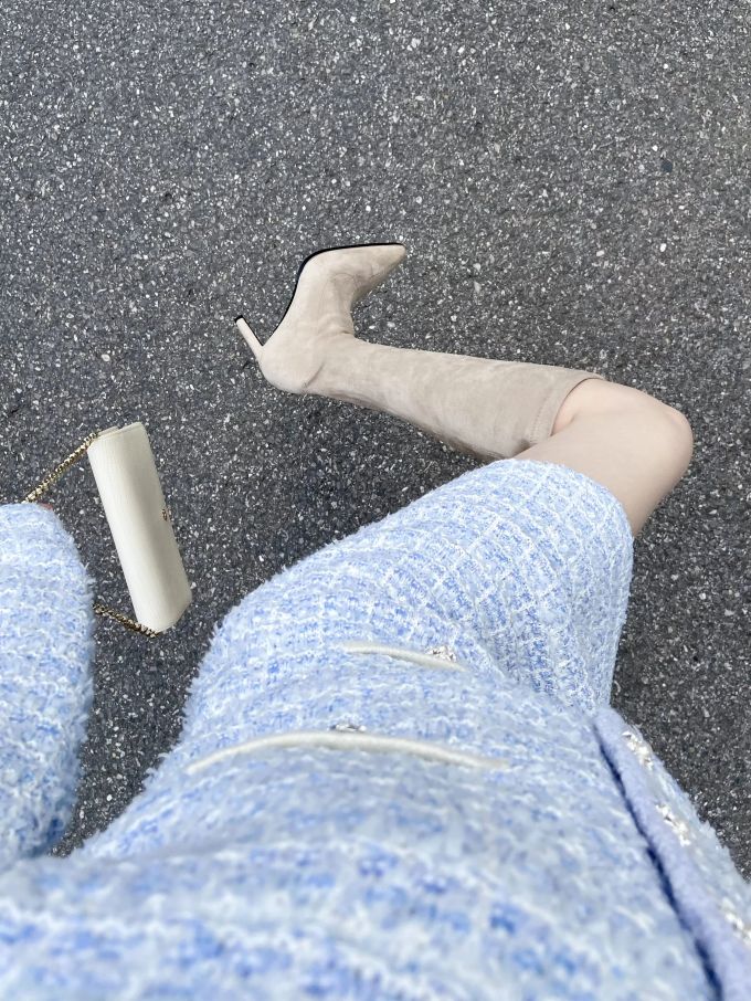 细跟 尖头 皮革 