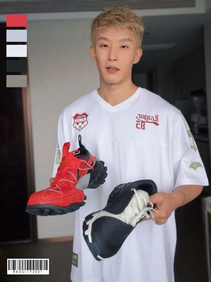 针织面料 H型 基础袖 局部印染 字母 印花 辉煌白 冰灰色 暗深蓝黑色 