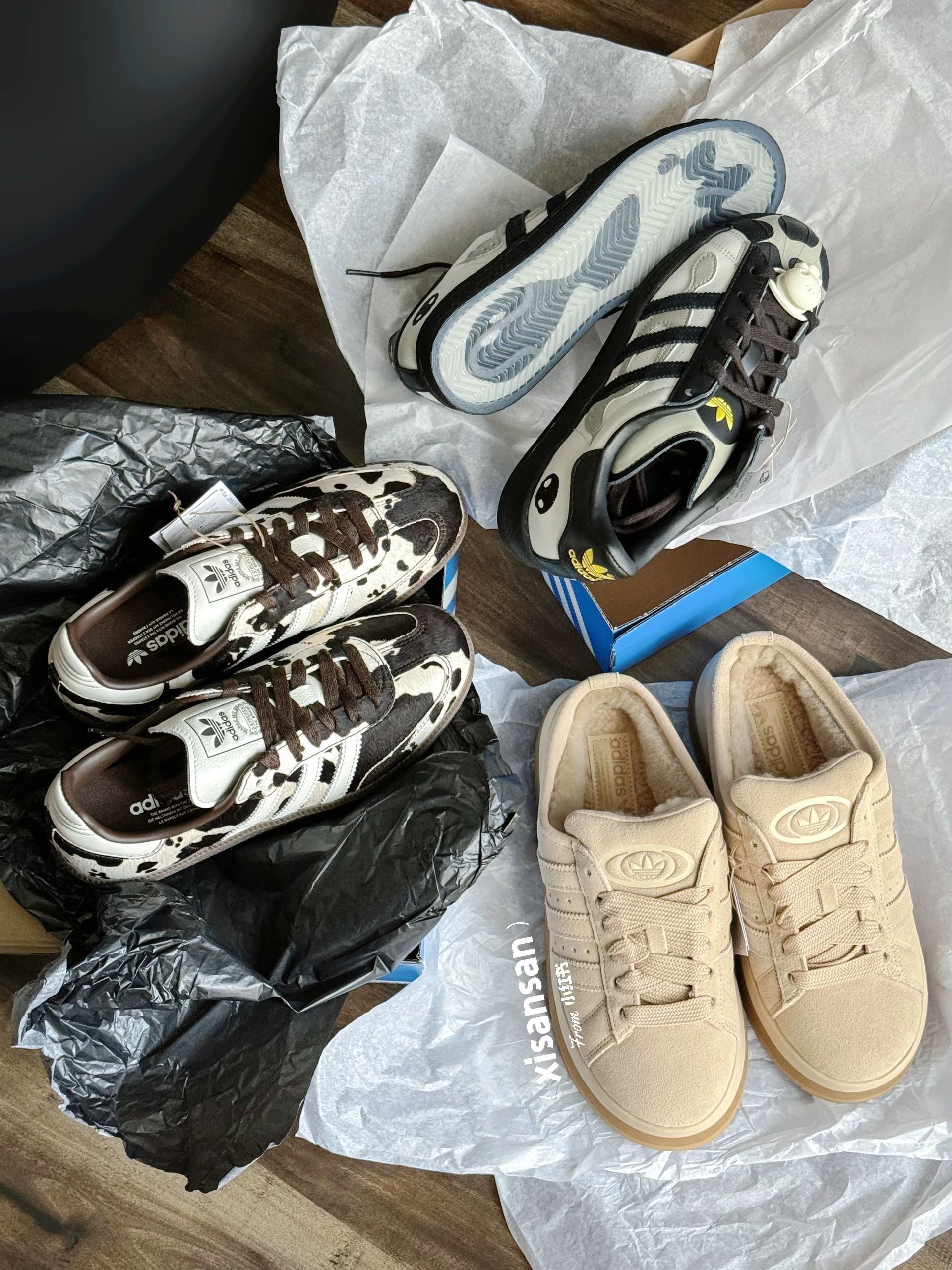 尾气黑 矿物灰 青铜色 低帮 布面 魔术贴  - VALI鞋履AI设计主图