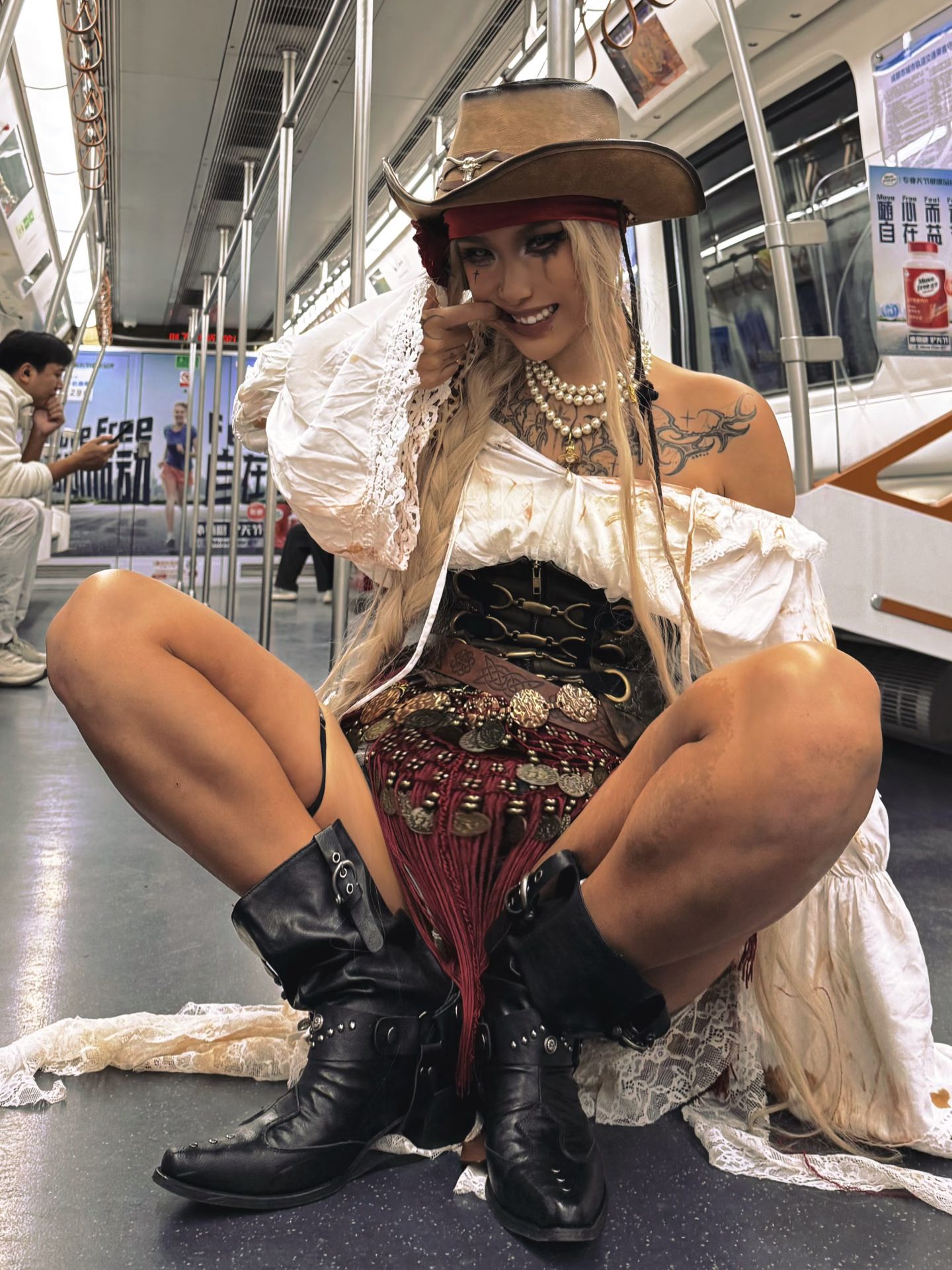 棉麻 抽褶 苦巧克力色 陨石色 蛋白 波西米亚  - VALI鞋履AI设计主图