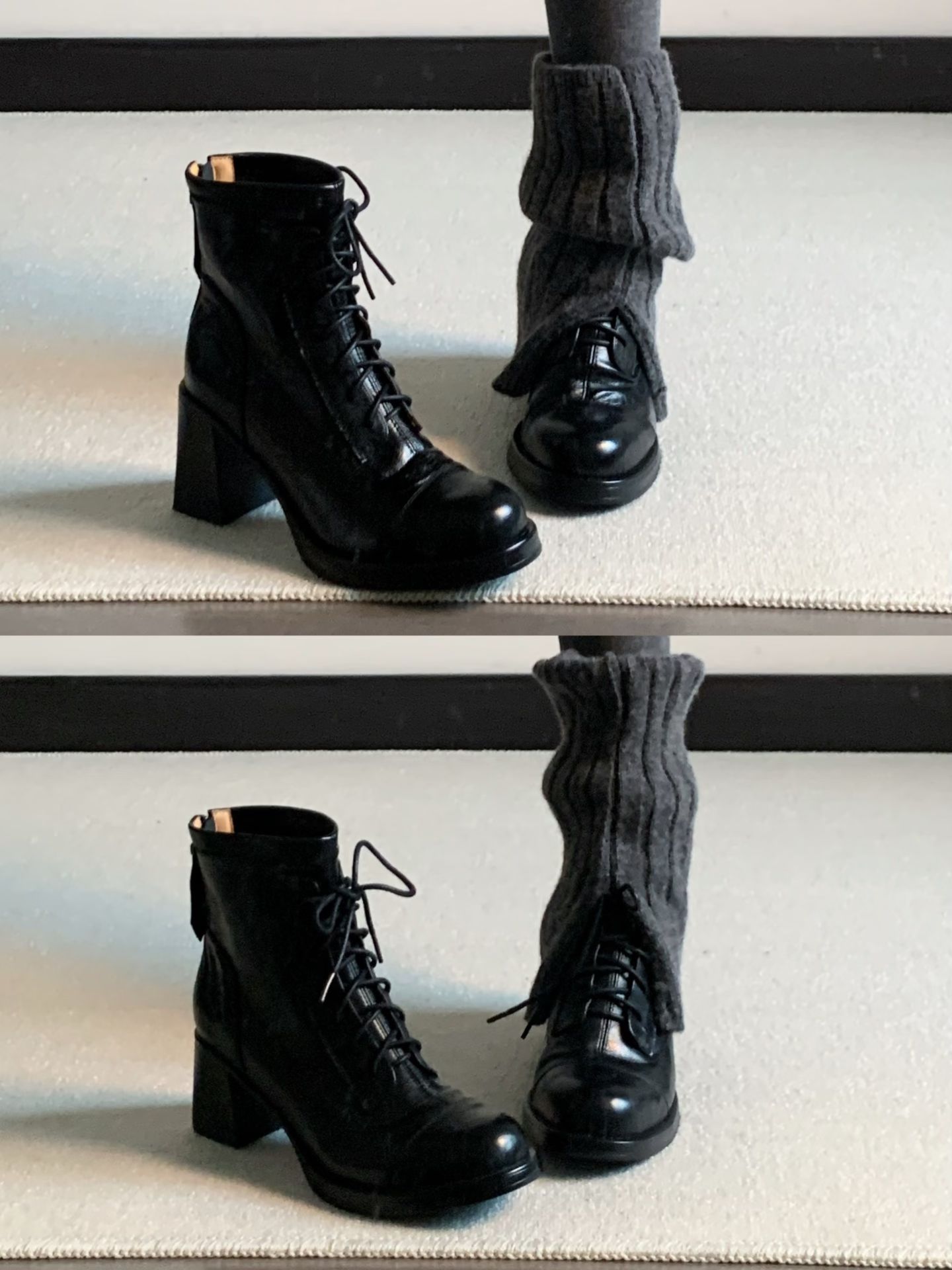 圆头 系带 皮革  - VALI鞋履AI设计主图