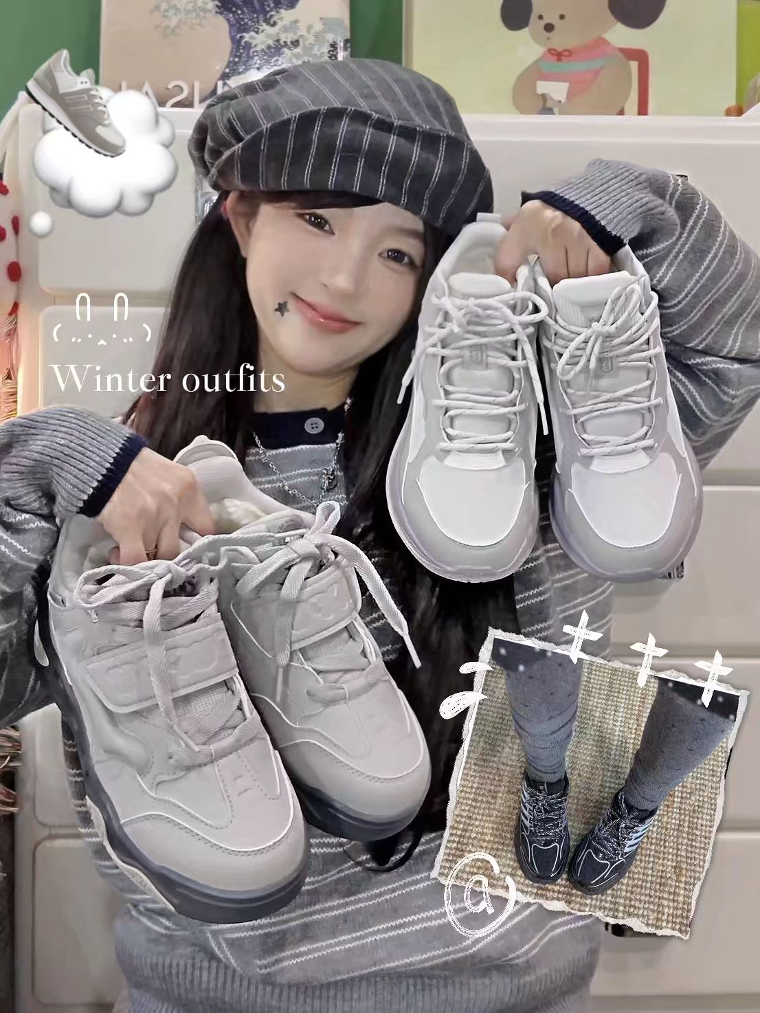 海鸥灰 主打灰 吸收 低帮 系带 皮革  - VALI鞋履AI设计主图