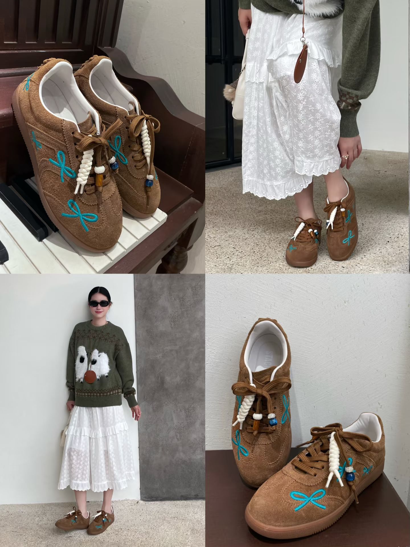 啡网纹 野牛色 山鹑色 低帮 系带 皮革  - VALI鞋履AI设计主图