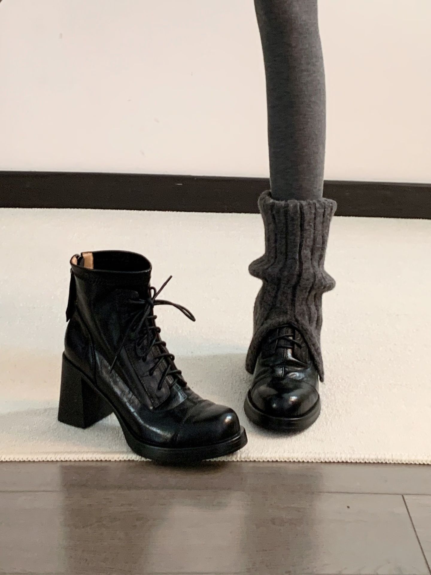 圆头 系带 皮革  - VALI鞋履AI设计主图