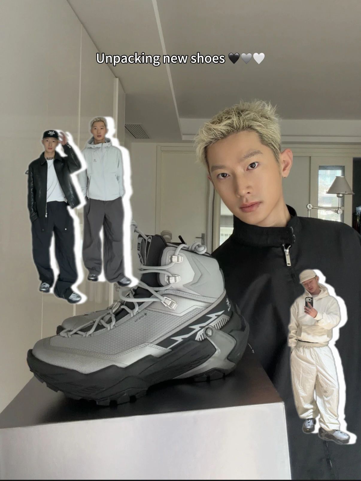 深洞 夜雾色 雾号 高帮  - VALI鞋履AI设计主图